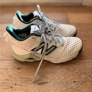 Coco CG2 New Balance White and Green Tennis Sneakers